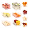 Fridge Organisers, Storage Box, Kitchen Organisers Set Pantry Storage Container