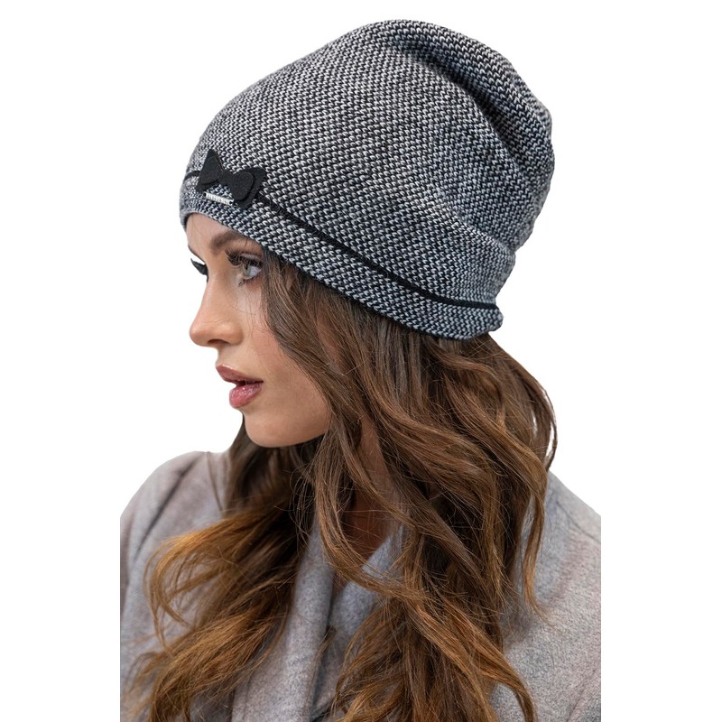 VIVISENCE Women's Winter Knitted Hat Warm Winter Hat with Wool