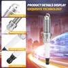 Iridium Spark Plugs 12290-5PA-A01,Completely Replace ILZKAR8J8SY,95660,4PCS