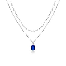 Vrsilver Tanzanite Necklace for Women & Girls - December Birthstone, Tanzanite Jewelry
