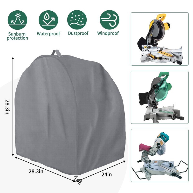 AKEfit Miter Saw Cover,Waterproof & Dustproof Portable Table Saw Cover