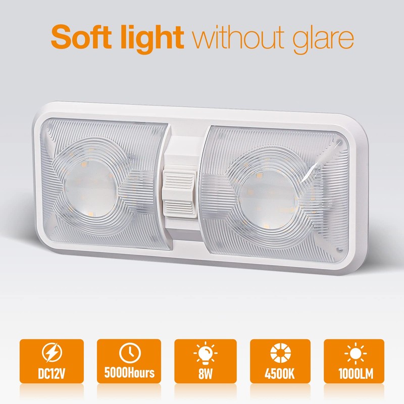 RV Lights Interior, 12 Volt Led Lights 1000LM, Camper Lights
