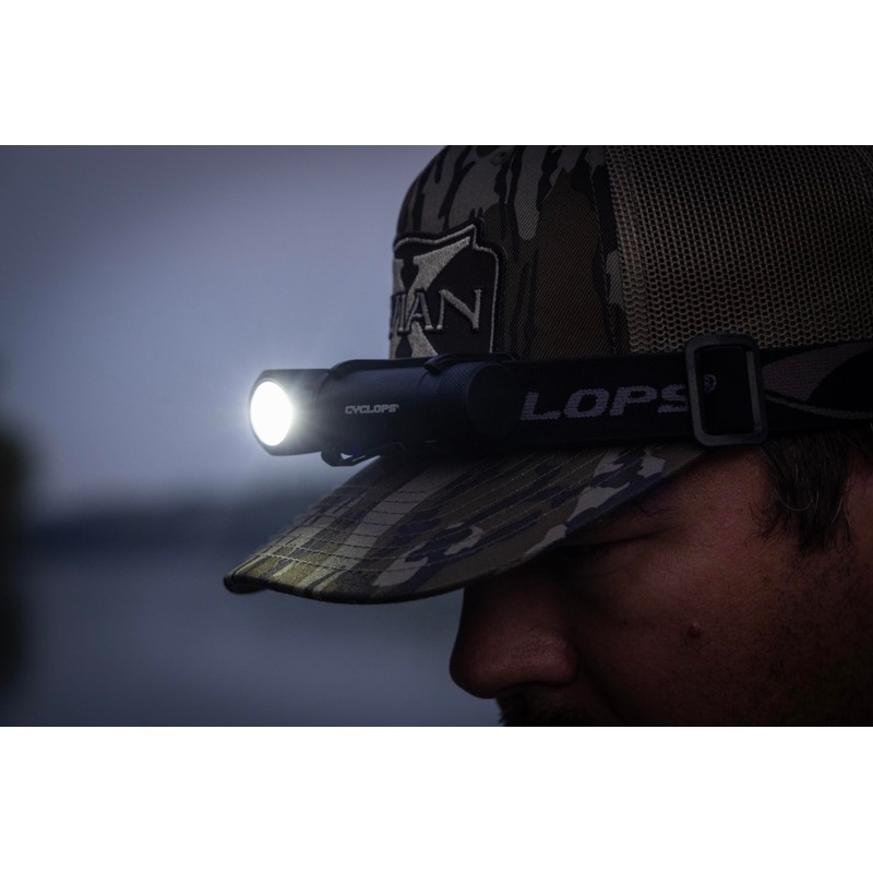 Cyclops Hades Headlamp | Tactical Durable Lightweight Aluminum Compact Adjustable