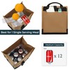 SUNNY BIRD Insulated Lunch Bag Rolltop Lunch Box Tote Bag