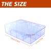 SRNYJAO Plastic Tackle Box, Large 12 Grids Clear Tackle Box