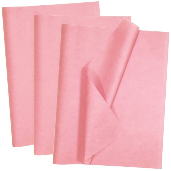 Artdly 100 Sheets Pink Tissue Paper Artdly 14 x 20
