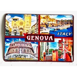 Genova Magnet Genoa Souvenir Genoa -talien Genova Souvenir Fridge Magnet Italy Fridge Magnet