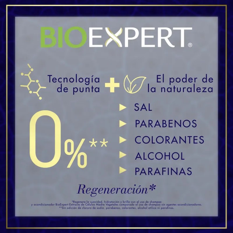 BIOEXPERT Shampoo Células Madres Regeneración 650 ml
