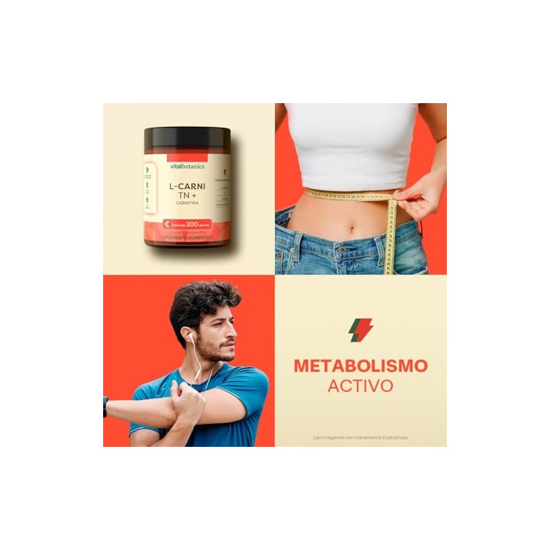 Vital Botanics L-Carnitina CLA Cetonas Vinagre de Manzana