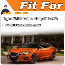 696-169 Engine Air Intake Hose Compatible with 2009 2010 2011 2012 2013 2014 2015 Nissan Maxima 3.5L-V6 Replace #165764RA0A 165769N00C