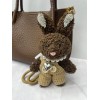 Doll Cute Bunny Bag Charm Pearl Heart Plush Bag Keychain