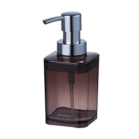 Asvel Foam Dispenser AN300 Soap Bottle, Pump Type, Dark Brown