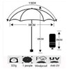 zmgmsmh Travel Foldable compact Umbrellas Sun rain Umbrellas parasol with