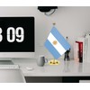 Argentina Desk Flag,12 inch Tall Small Argentinians Indoor Banner,Tiny Printing