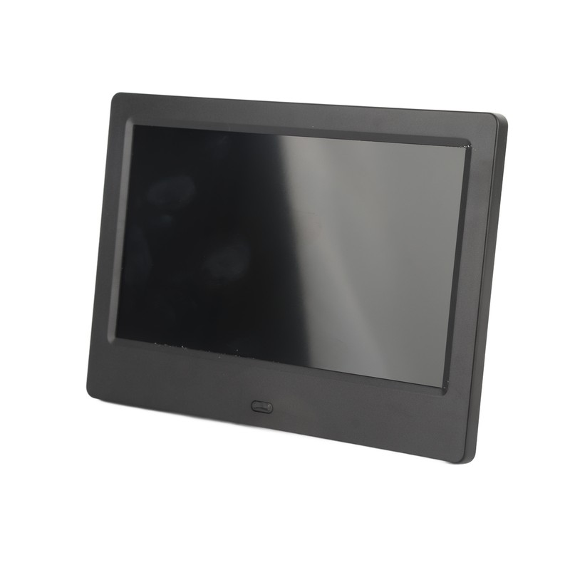 7 Inches Black Brightness Alarm Clock WIFI Synchronous Update With