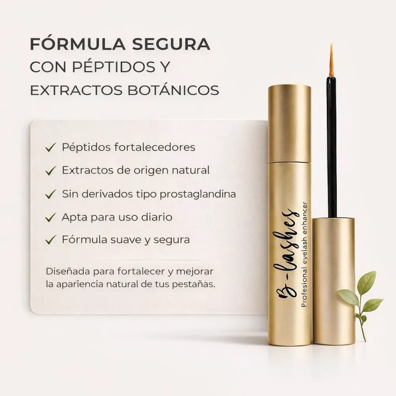B-lashes Suero Crecimiento Pestañas Largas Origen Natural