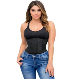 Faja Reductora y Moldeadora para Mujer con 3 Niveles de Elasticos y 5 Varillas Flexibles  Cinturilla de Compresión Moderada para Uso Diario...        