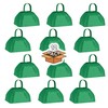 Windy City Novelties 12 Pack Green Metal Cowbells with Handles