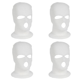 Lezevn 4Pcs Car Headrest Covers Quirky Universal Car Seat Headcover Vehicles Interior Accessories for Auto SUV Truck Bus, Car Interior Decoration(White)