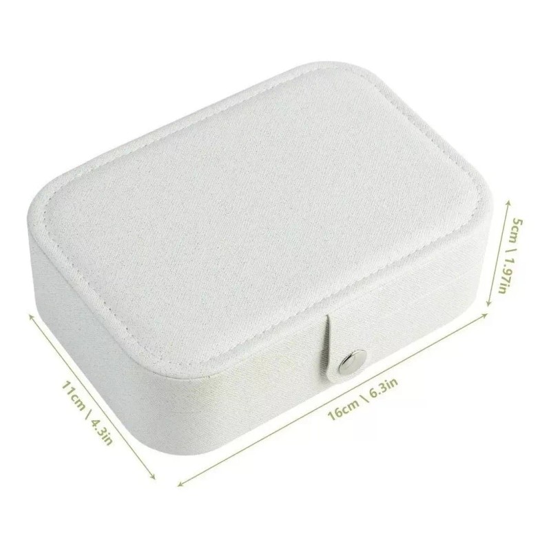 Dolores Caja De Joyería Pulseras Anillos Portátil Organizador Joyas
