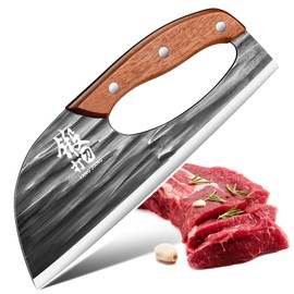 Plys Meat Cleaver Knife Chopping Vegetable: Kitchen Meat Chopper Sharp Stainless Steel Cutter Hand Forged