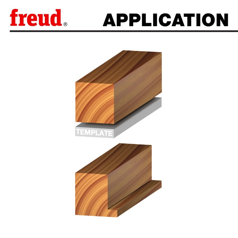 Freud Rabbeting Bit Set with Bearings - Ideal for Joinery,