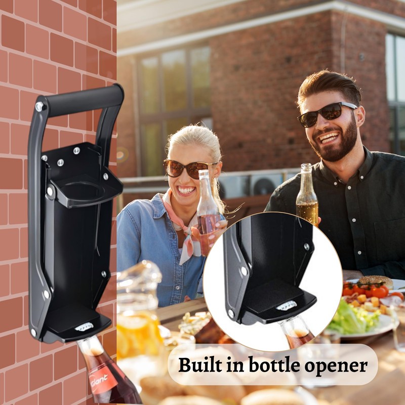 Environet Can Crusher - Wall-Mounted Aluminum Can Crusher, Crushes 8-16oz