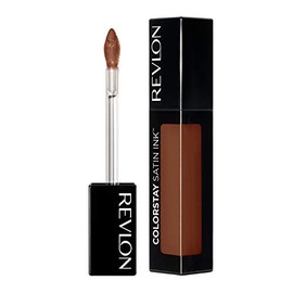REVLON ColorStay Satin Ink Liquid Lipstick Longwear Rich Lip Colors Formulated with Black Currant Seed Oil 003 0.17 fl. Oz, In So Deep, 1 Count