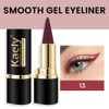 evpct 1Pcs Dark Red Gel Eyeliner Pencil Eye Black Face
