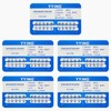 YYING 5 Packs Orthodontic Metal Brackets Dental Braces Mini MBT