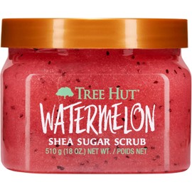TREE HUT, Watermelon Shea Sugar Scrub, Exfoliante Corporal de Azúcar Natural con Manteca de Karité y Esencia de Sandía, Exfolia e Hidrata la Piel, 510 gramos