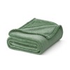 MIULEE Flannel Fleece Throw Blanket Soft Fluffy Solid Color Comfortable