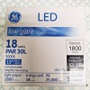 GE LED LOW GLARE 18W PAR30L 3000K 120/277V LED18P30LW8301