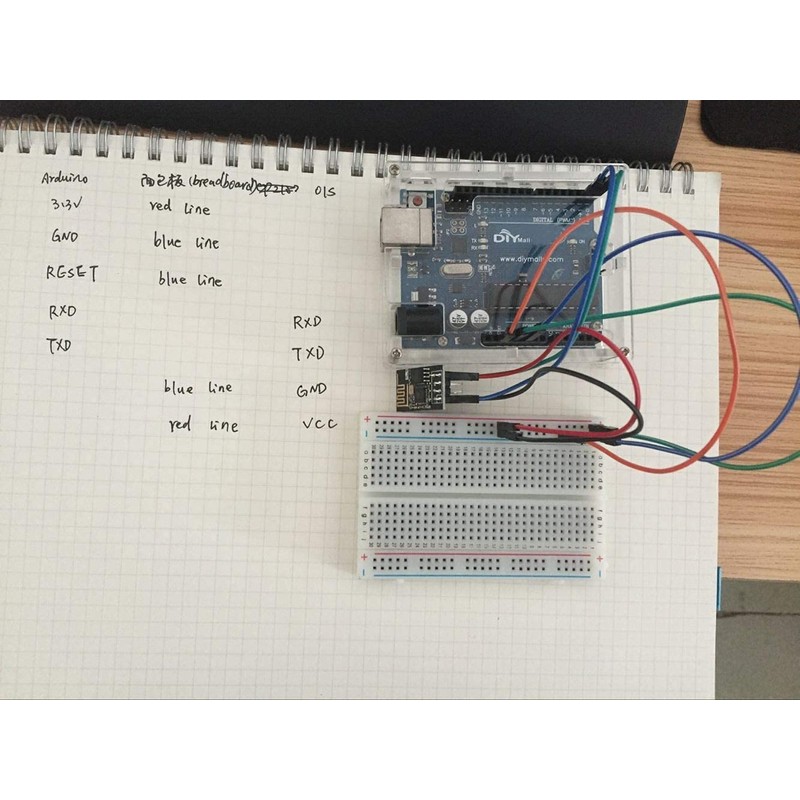 DIYmall ESP8266 ESP-01S WiFi Serial Transceiver Module with 4MB Flash