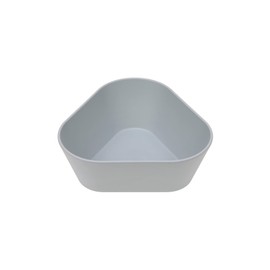 LÄSSIG Children's Bowl without Melamine, BPA-Free, Made from Biocomposite/Bowl Geo, Grey-Blue