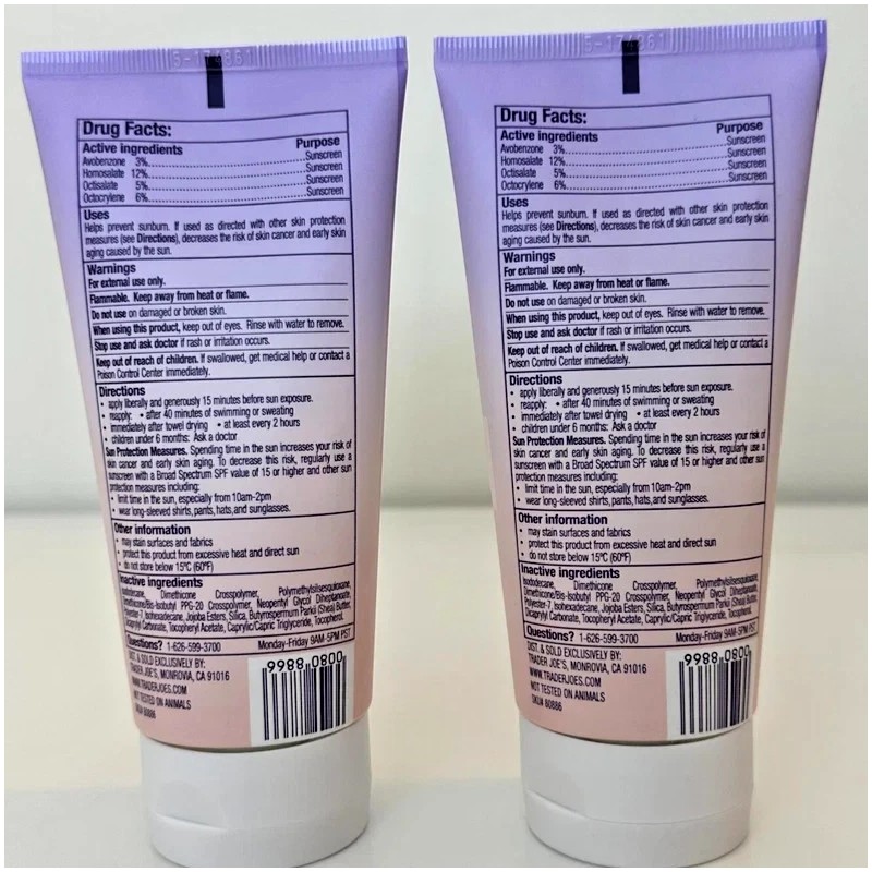 Trader Joe's 2 Pack Trader Joe's Invisible Gel Body Sunscreen