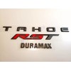 GM Auto 3PCS KIT Matte Black Rear Tahoe Duramax Red