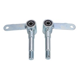 Front Wheel Steering Knuckle 15mm Front Steering Knuckle Spindle for 110 125 168 200F Go Kart Quad ATV, Default