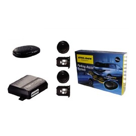 Steelmate PTS400EX - 4 Sensor Rear Parking Kit with Buzzer - Matt Black