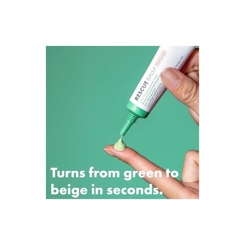 Hero Cosmetics Rescue Balm Post-Blemish Recovery Cream & Red Colour