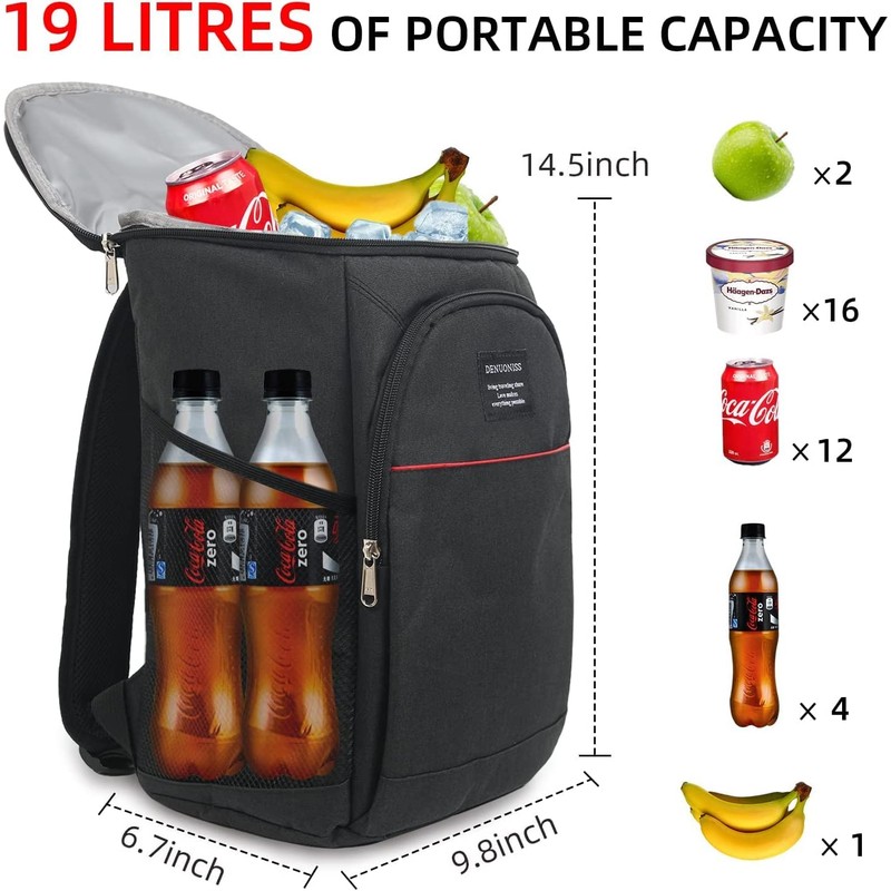 Soft Cooler Portable Backpack by BELLADDY INC – Insulated Waterproof