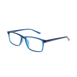 XPL SUCCESS SS-161 Crystal Blue Eyeglass Frame, 50-16-140