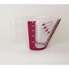 TUPPERWARE Messbecher 1L CombiPlus Messgenau + Mini Trichter Lila