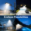 JUMGUN Solar Street Light, Solar Security Light with Remote Control,
