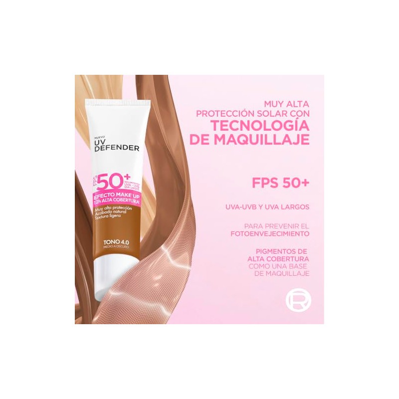 L'Oréal Paris UV Defender Efecto Make Up FPS 50+ 4.0
