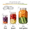Glass Fermentation Weights for Wide Mouth Mason Jars, 9 Pack