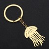 RAIDIN Stainless Steel Cute 18K Gold Plated Ocean Animal Jellyfish