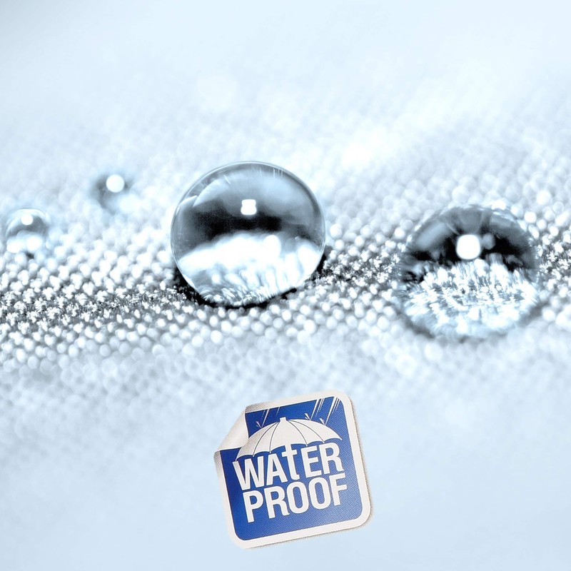 Blue & Beige by tfng Mattress Protector Waterproof Cotton Breathable