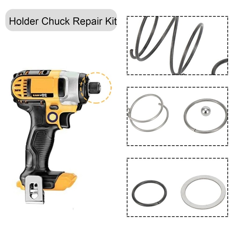 HAFRILY Holder Chuck Repair Kit Compatible with DeWalt DCF885 DCF886