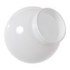 KastLite 6" White Acrylic Globe Lens with 3.14" Screw Neck